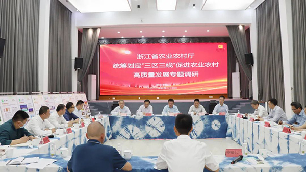 省农业农村厅党组书记、厅长王通林赴余杭调研高标准农田项目